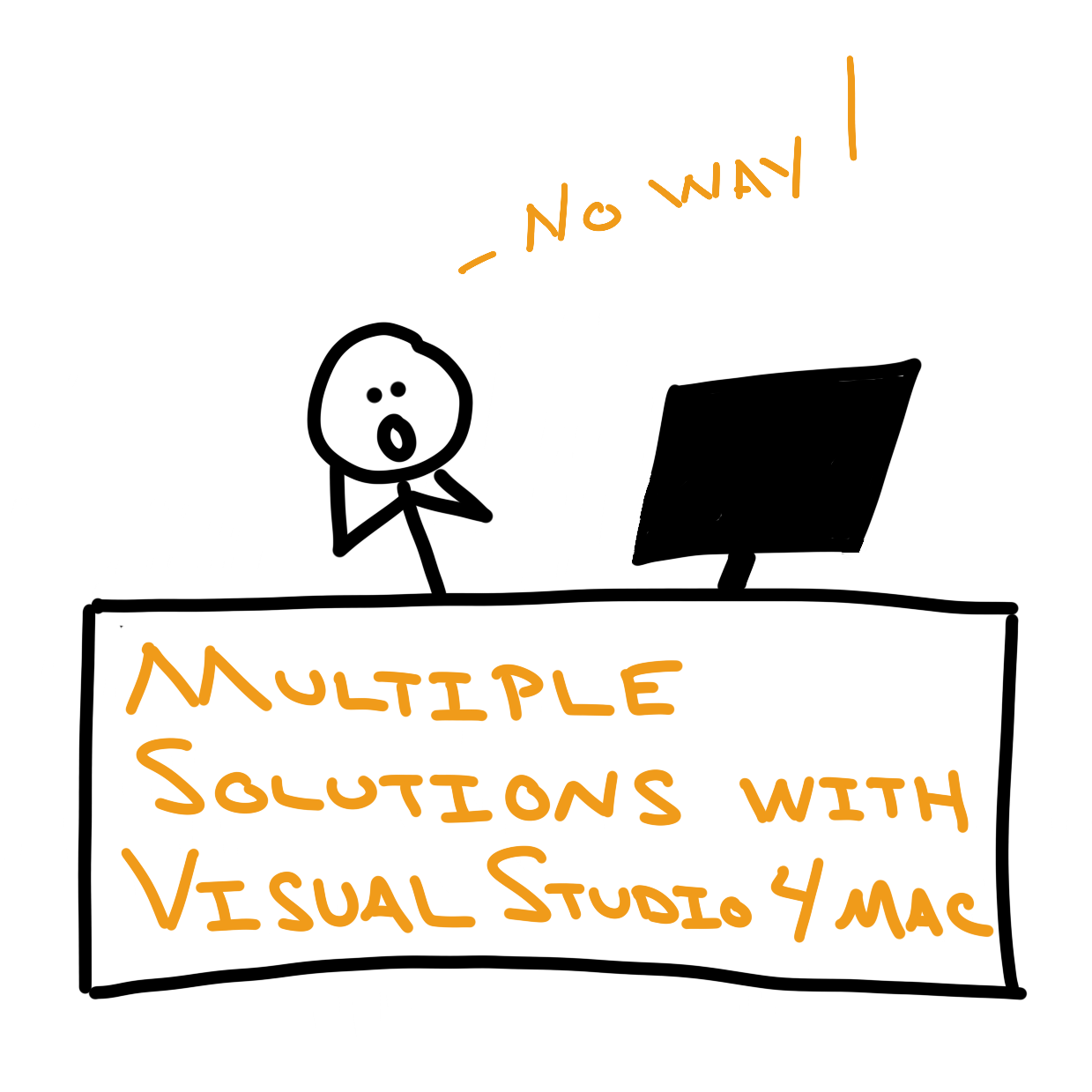 open multiple solutions in visual studio mac